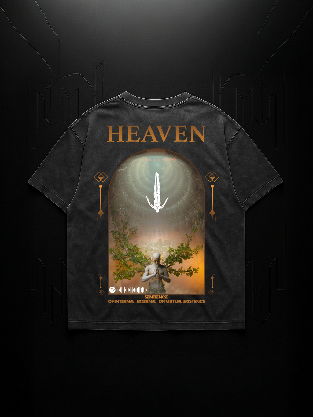 “Sentience” Acid-Washed Oversized T-shirt